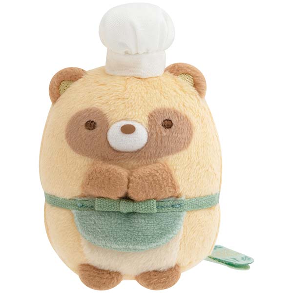 すみっコぐらし たぬきのまんまるレストラン 受注 てのりぬいぐるみ とかげ ねこ San-X（サンエックス） すみっコぐらし てのりぬいぐるみ たぬき