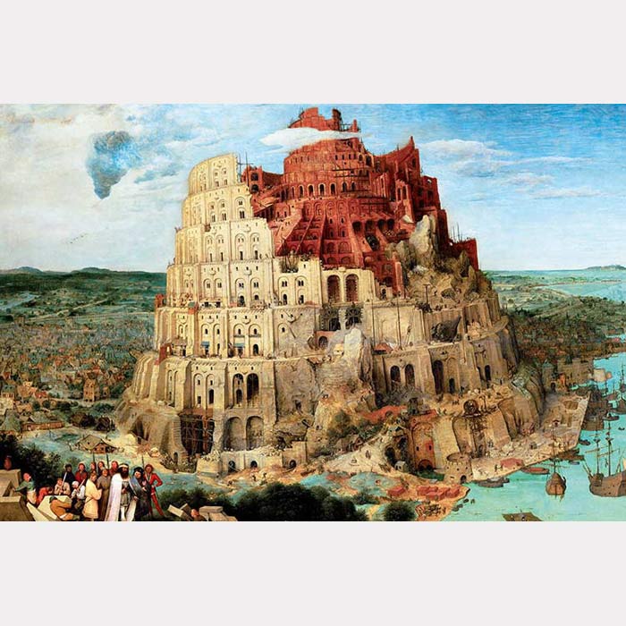 送料無料 ジグソーパズル 1000ピース バベルの塔 10-774の説明 - 通販