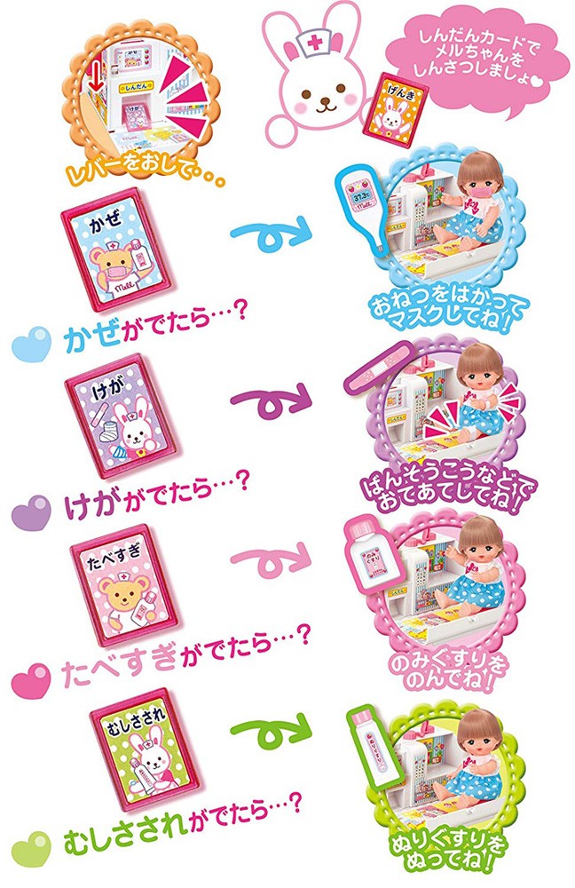 メルちゃん お人形セット うさぎさんきゅうきゅうしゃ デラックス