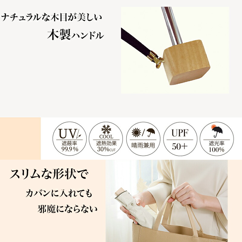 LEONARD レオナール UVカット 晴雨兼用 折りたたみ 日傘 日本製 タグ