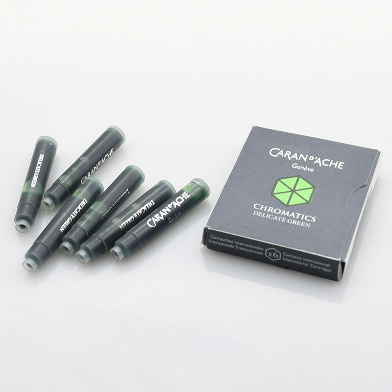 CARAN d'ACHE（カランダッシュ） 万年筆カートリッジインク12色 6本