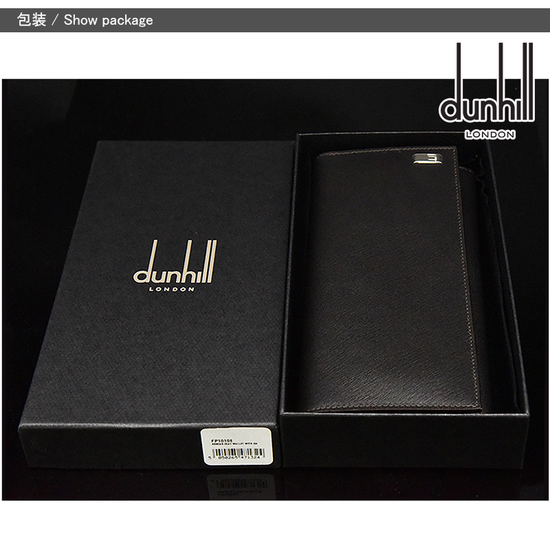 dunhill（ダンヒル） メンズ 長財布小銭入れ付き SIDECAR グレイン