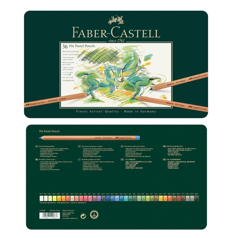 ファーバーカステル 油性色鉛筆 ピット PITT パステル Faber-Castell