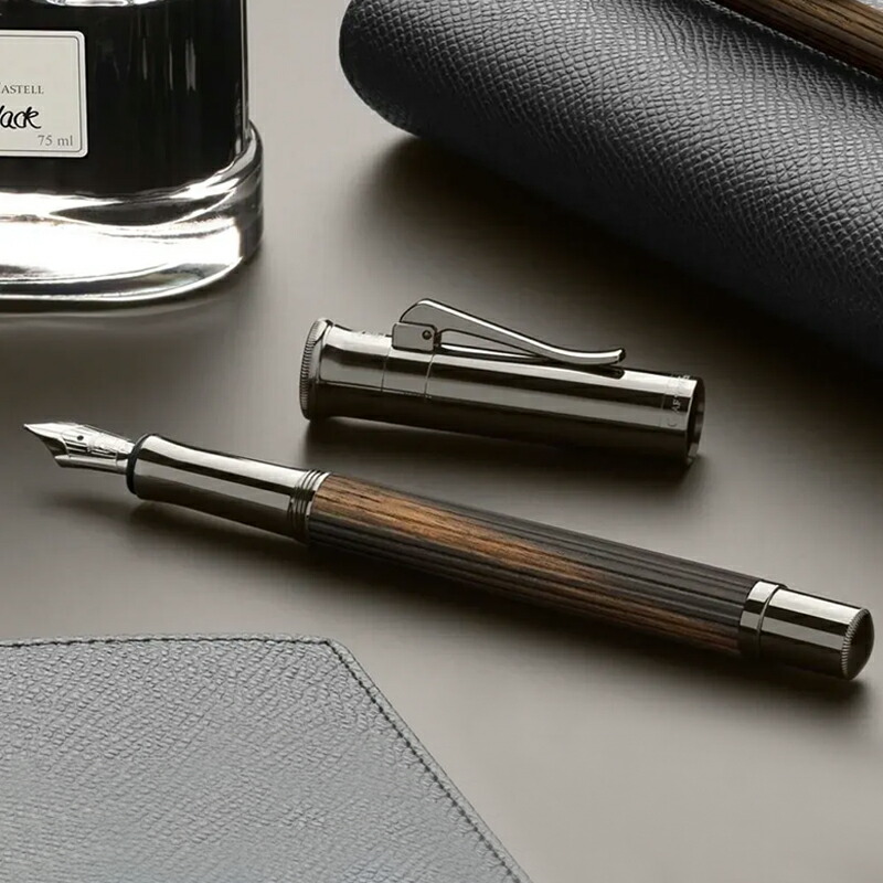 【新品未使用】　純銀　ファーバーカステル　　ペン先18K 万年筆　購入証明アリ 新品未使用】 純銀 ファーバーカステル ペン先18K 万年筆 購入