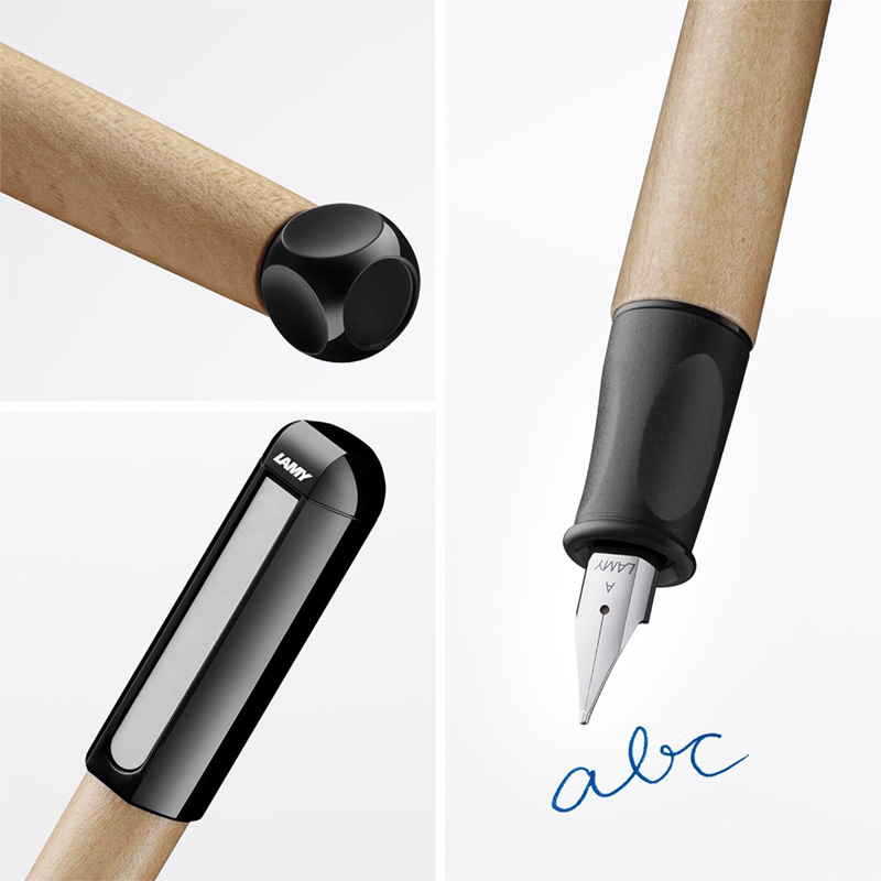 abc ラミー 万年筆 ABC LAMY メープルウッド スチールペン先 文字幅A