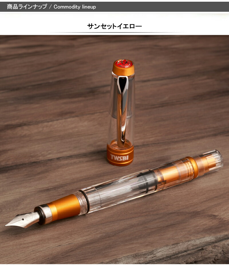 名入れ 万年筆 ツイスビー TWSBI ダイヤモンド580ALR 全5色 EF F M B