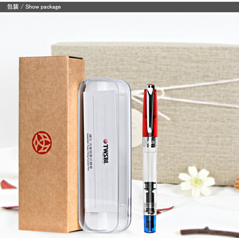 ツイスビー TWSBI 万年筆 ダイヤモンド580 極細字 EF 細字 F 中字 M 太字 B 1.1mm クリア M74431 / TW1003 /  ルビーレッド M74460 / TW1003 : m7443110 : You STYLE - 通販 - Yahoo!ショッピング