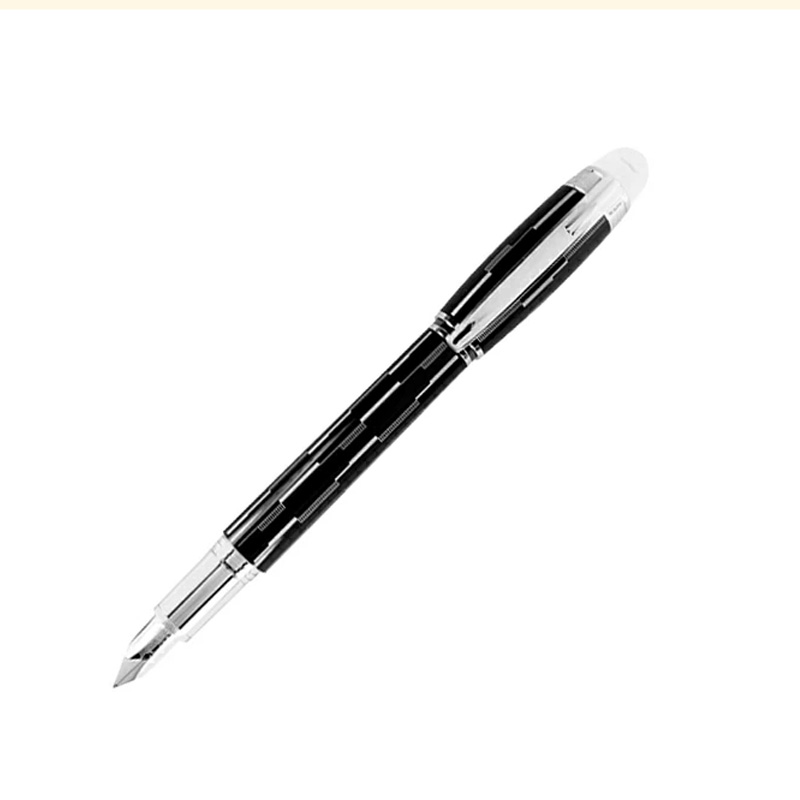 モンブラン MONTBLANC スターウォーカー ブラックミステリー 高級万年筆 14Kゴールド ロジウム仕上げ 細字 F / 中字 M 25619  10422 国際保証付