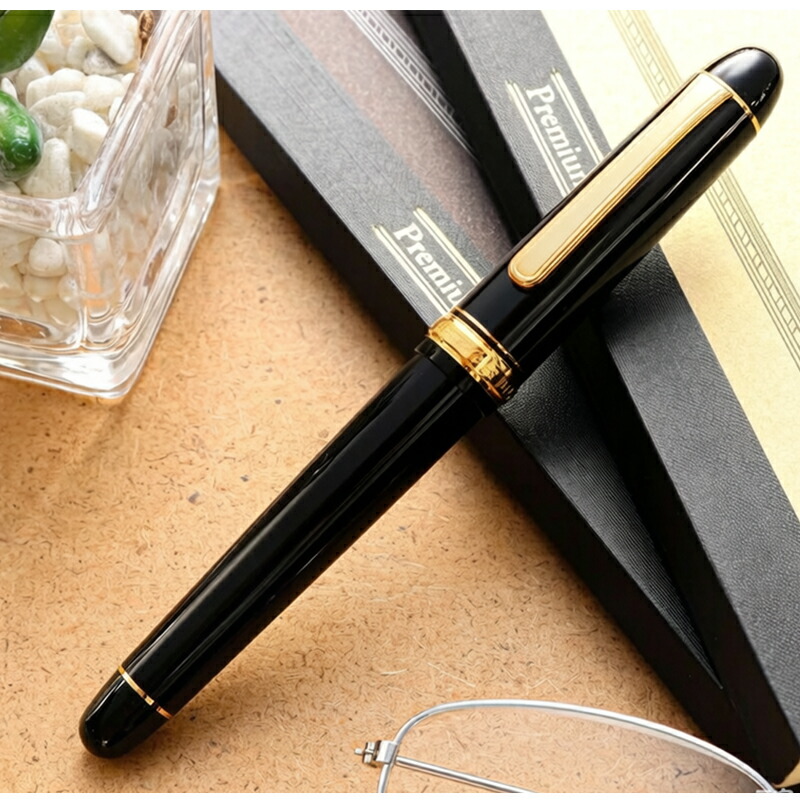3776 センチュリー プラチナ万年筆 PLATINUM ＃3776 大型14K(14-20M