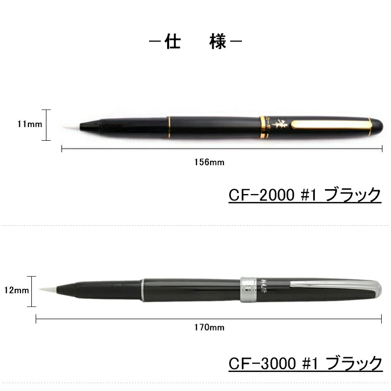 プラチナ万年筆 PLATINUM カーボン 高級筆ペン 新毛筆 軟筆 万年筆