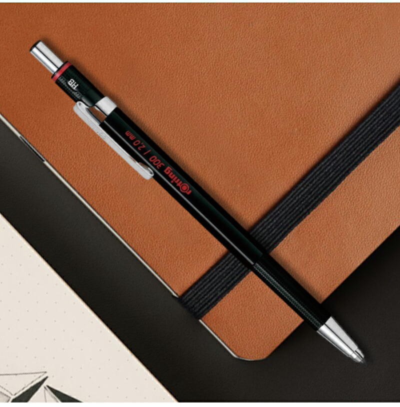 ロットリング ROTRING ペンシル 300 ブラック 2.0mm 1904729 HB