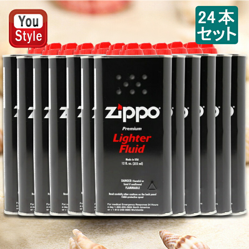 ジッポー ZIPPO ライター用オイル 缶お徳用サイズ 大缶 355ML 24本