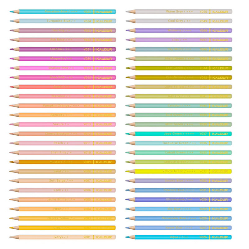 ANALOG.(アナログ) カロリー KALOUR 油性色鉛筆 50色セット マカロン ANALOG.(アナログ) カロリー KALOUR 油性色鉛筆 50色セット マカロン