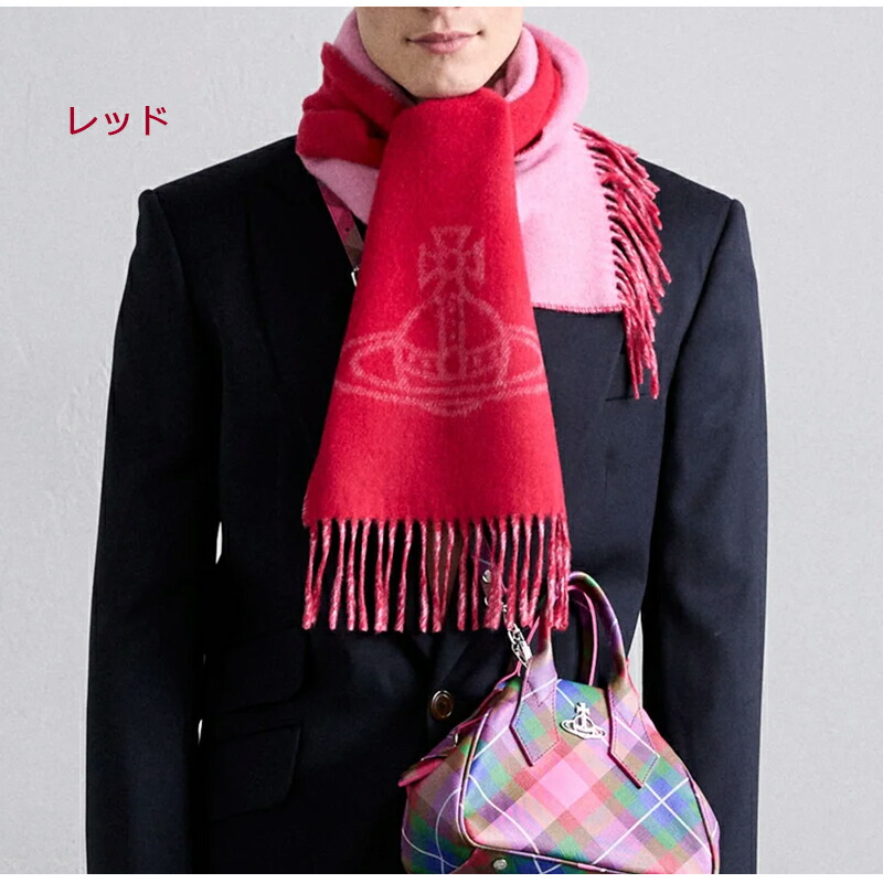 マフラー ヴィヴィアンウエストウッド　Vivienne Westwoo ヴィヴィアンウエストウッド マフラー Vivienne Westwood年 ロゴ