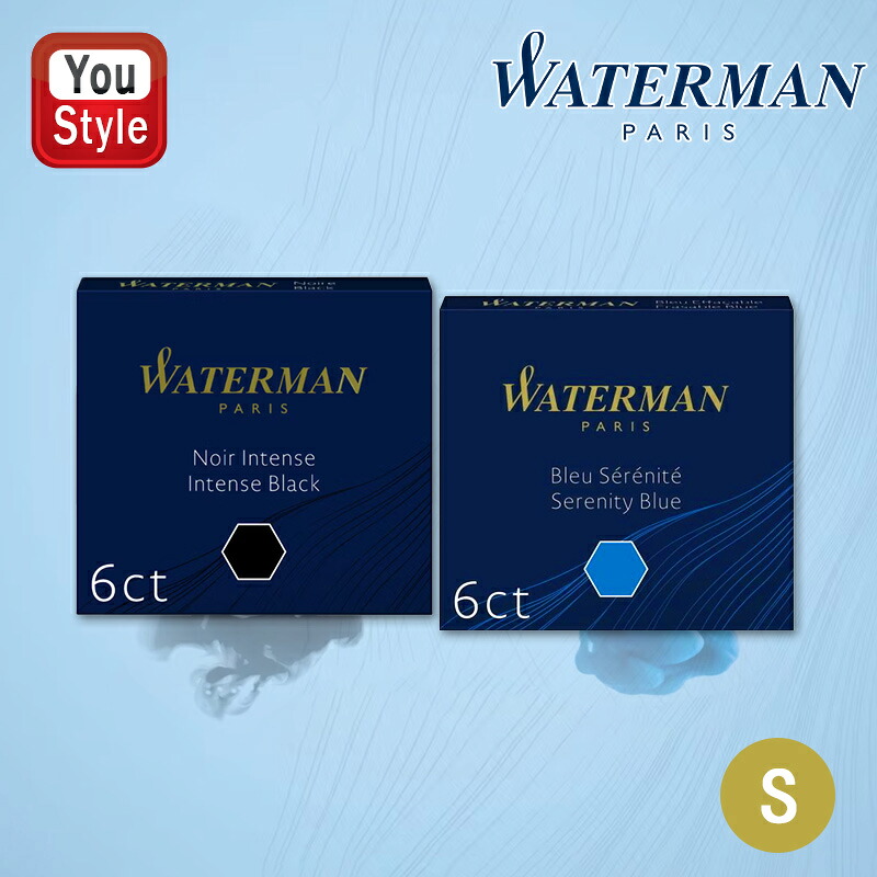 WATERMAN（ウォーターマン） ミニカートリッジインク S 6本入 ブラック