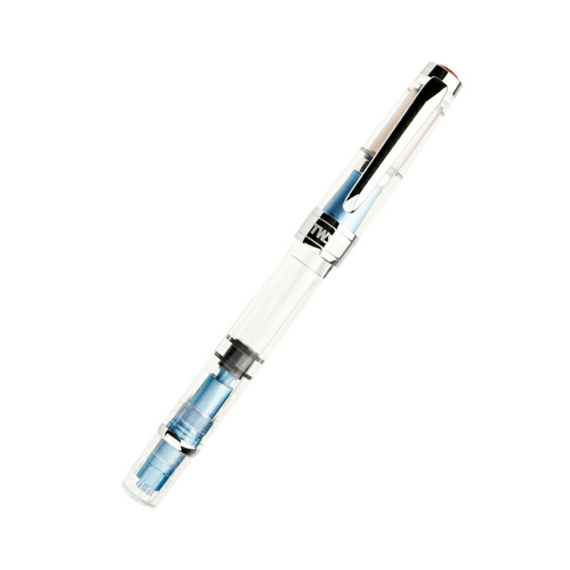 ツイスビーTWSBI 高級万年筆 ダイヤモンド580AL キャップタイプ 吸入式万年筆 シルバーCT M74442/アイスバーグ ライトブルーCT M74410 EF/F/M/B/1.1mm_5