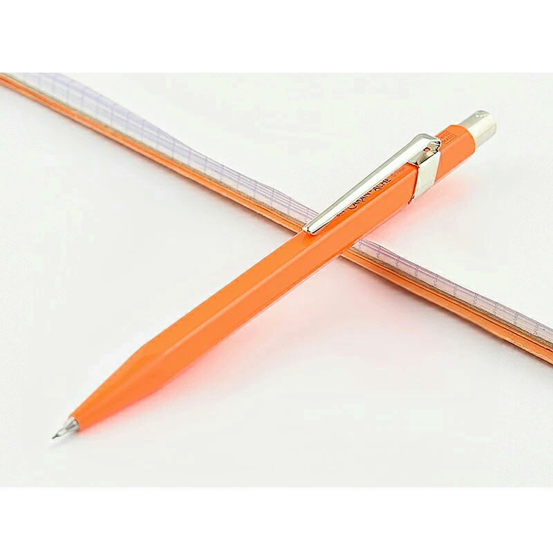 CARAN D'ACHE シャープペンシル 本体 赤・黒 ケース付き nf0844-009-zhutu.jpg