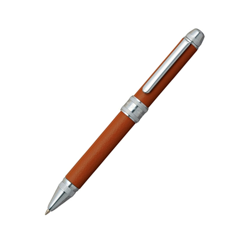 プラチナ万年筆 多機能ペン ダブル 3 アクション 牛本革巻き PLATINUM (シャープペン＋ ボールペン黒・赤) DOUBLE 3 ACTION 全4色 MWBL-3000｜youstyle-pen｜05