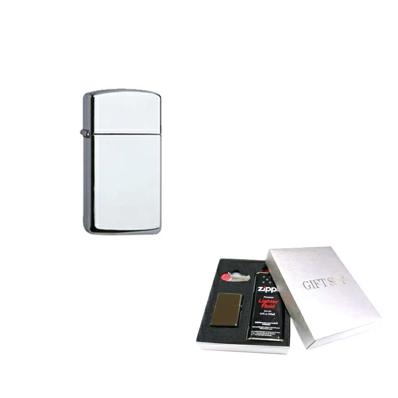 ZIPPO 名入れ ライター ジッポー ギフトセット スリム 1610