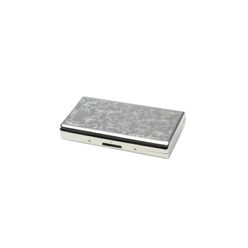 美品 日本製 高級タバコケース68g シルバー/925 PEARL/坪田パール Pearl 坪田パール TSUBOTA タバコ ケース カジュアルメタル 20本
