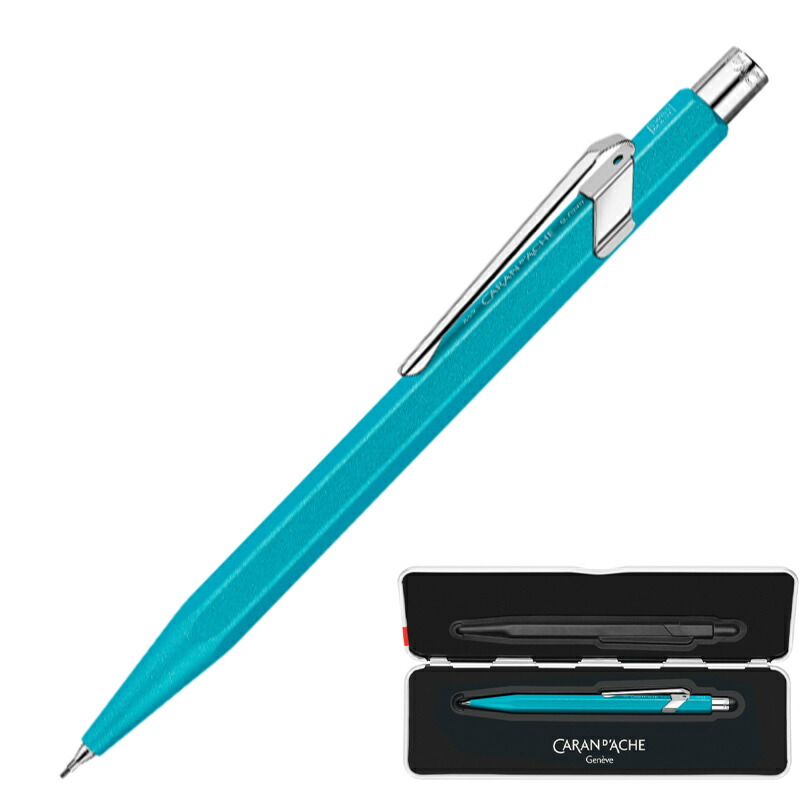 849 名入れ 素彫り シャープペンシル カランダッシュ CARAN D'ACHE