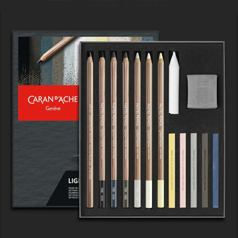 アート バイ カランダッシュ CARAN D'ACHE 油性色鉛筆 スケッチング