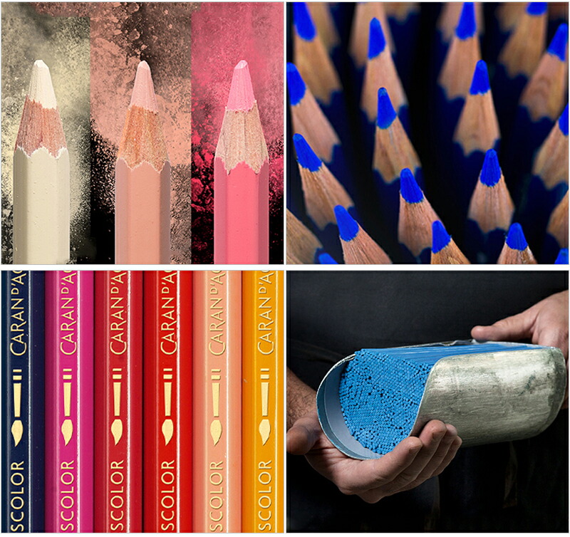 CARAN d'ACHE（カランダッシュ） 水溶性色鉛筆 スイスカラー 18色