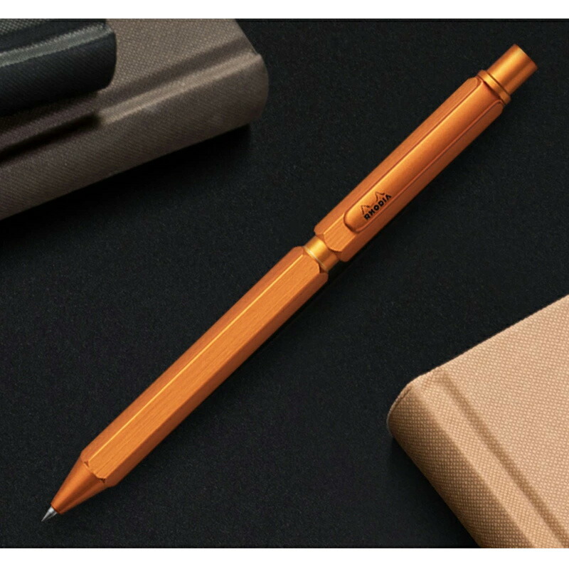 ロディア Rhodia SCRIPT スクリプト マルチペン ボールペン 0.5mm（黒・赤）メカニカルペンシル 0.5mm MULTI PEN  全4色 多機能ペン