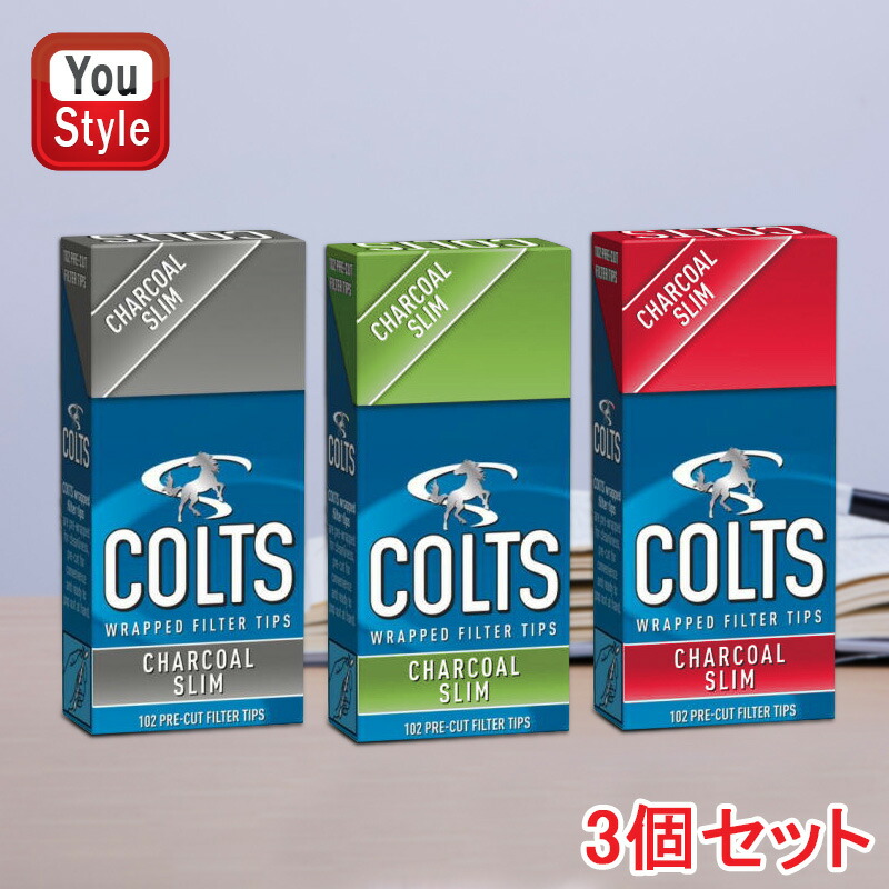 手巻きタバコ用 スリムチャコールフィルター 春山商事 COLTS