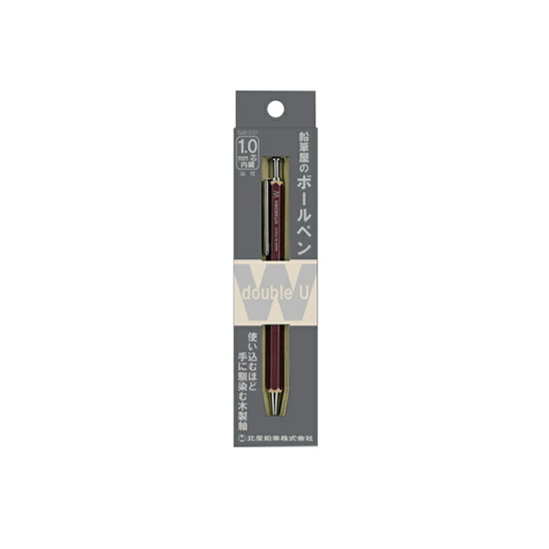 北星鉛筆 KITA-BOSHI PENCIL 鉛筆屋のノック式 シャーペン0.7mm/2B ボールペン1.0mm 木軸 全8色｜youstyle-pen｜02