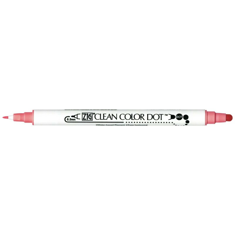 呉竹 KURETAKE カラー筆ペン ZIG クリーンカラードット ZIG CLEAN COLOR DOT 水性染料インキ 全18色 TC-6100｜youstyle-pen｜04