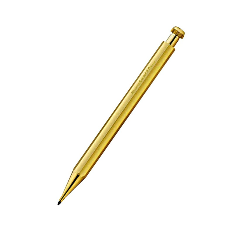名入れ シャープペン KAWECO カヴェコ シャーペン ペンシル スペシャル SPECIAL 0.5mm 0.7mm 0.9mm 2.0mm ブラス PS-05BR/PS-07BR/PS-09BR/PS-20BR 全4種類｜youstyle-pen｜05