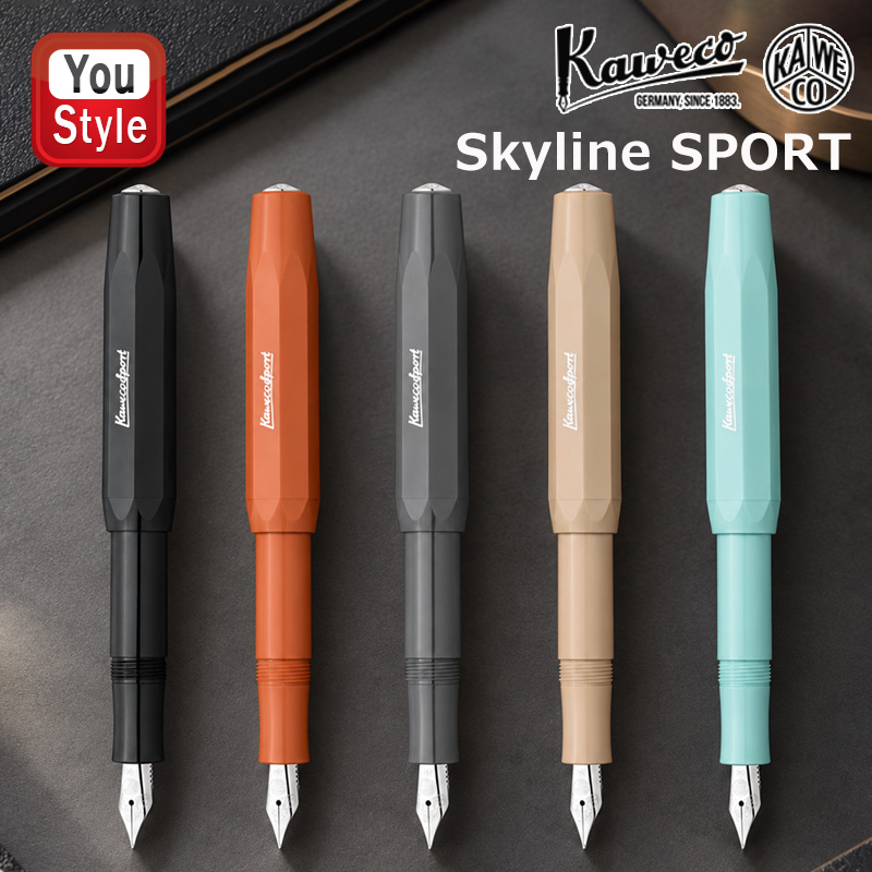 カヴェコスポーツ　限定　万年筆　ブラックスケルトン　EF SKYLINE SPORT カヴェコ KAWECO 万年筆 スカイライン スポーツ Skyline