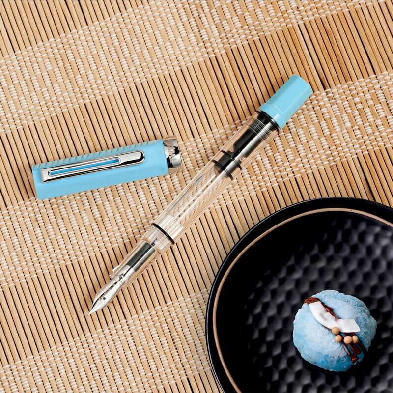 TWSBI（ツイスビー） 万年筆 エコ ECO スカイブルー Sky Blue EF 吸入
