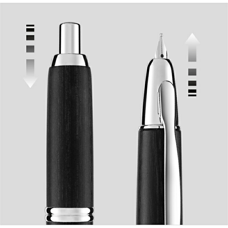 キャップレス パイロット PILOT 万年筆 木軸 capless 18K