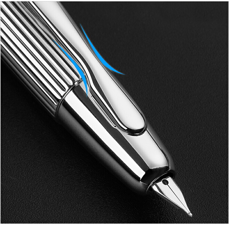 PILOT パイロット 万年筆 キャップレス 細字 ストライプ FC-3MS-S-F