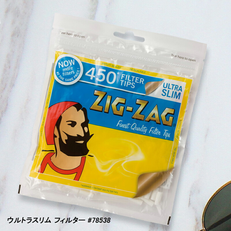 夏・お店屋さん ZIGZAG ジグザグ スリムフィルター 450個入り 5袋