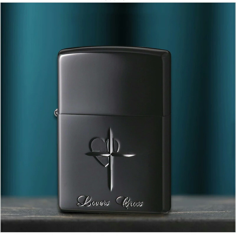 ジッポー ZIPPO オイルライター ラバーズ・クロス Lovers Cross ハートブラックミラー 63020298 ハートレッドミラー 63020498 メンズ レディース 豪華 喫煙具｜youstyle-pen｜02