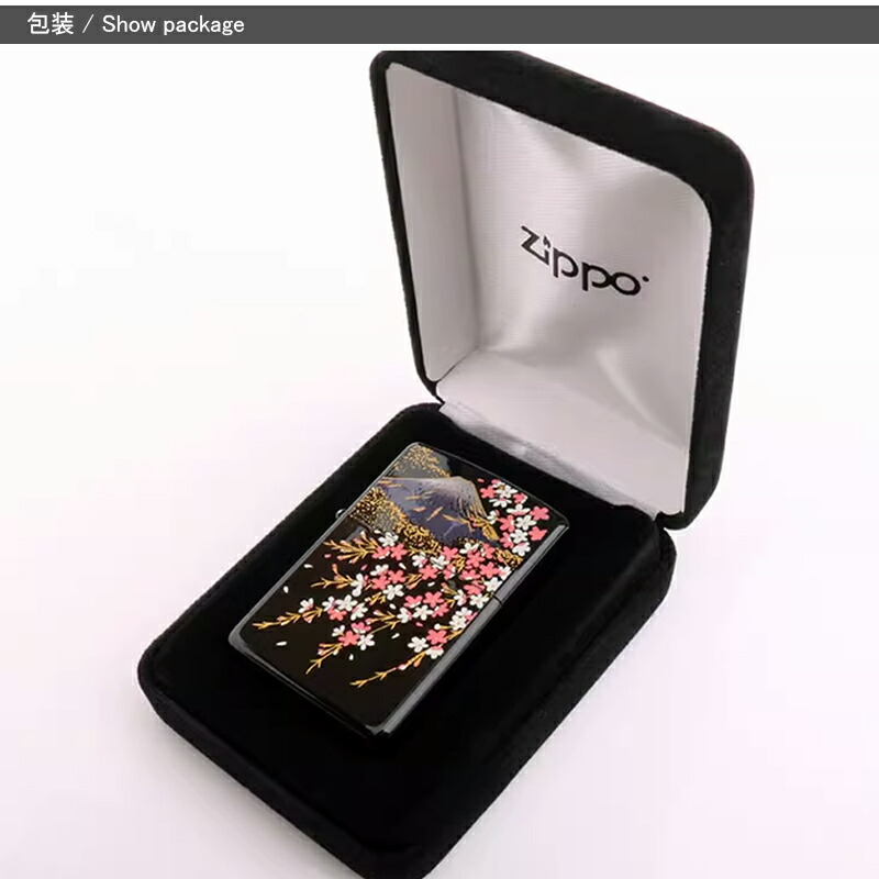 ZIPPO（ジッポー） オイルライター 蒔絵シリーズ 本金蒔絵 桜富士 2LA