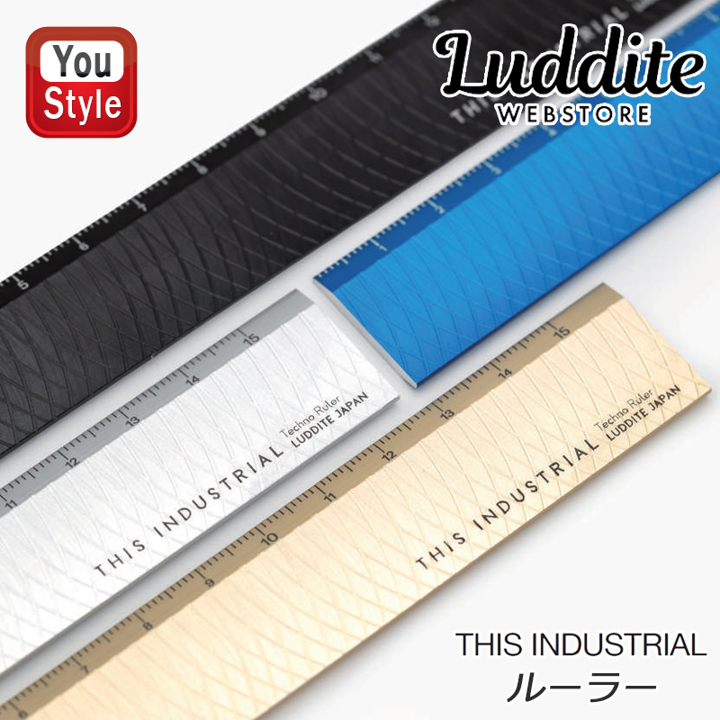 LUDDITE（ラダイト） ラダイト定規 ルーラー LUDDITE THIS INDUSTRIAL