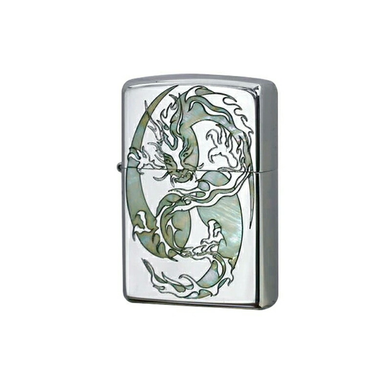 名入れ ライター ジッポー ZIPPO オイルライター ドラゴンシェリー ニッケルパラジウム DGS-A/ニッケルブラック DGS-B