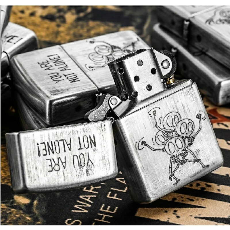 スカル（ZIPPO） ジッポー ZIPPO ユーズド スカル USED FINISH