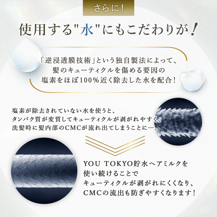 YOU TOKYO（ユートーキョー） ヘアミルク 洗い流さないトリートメント