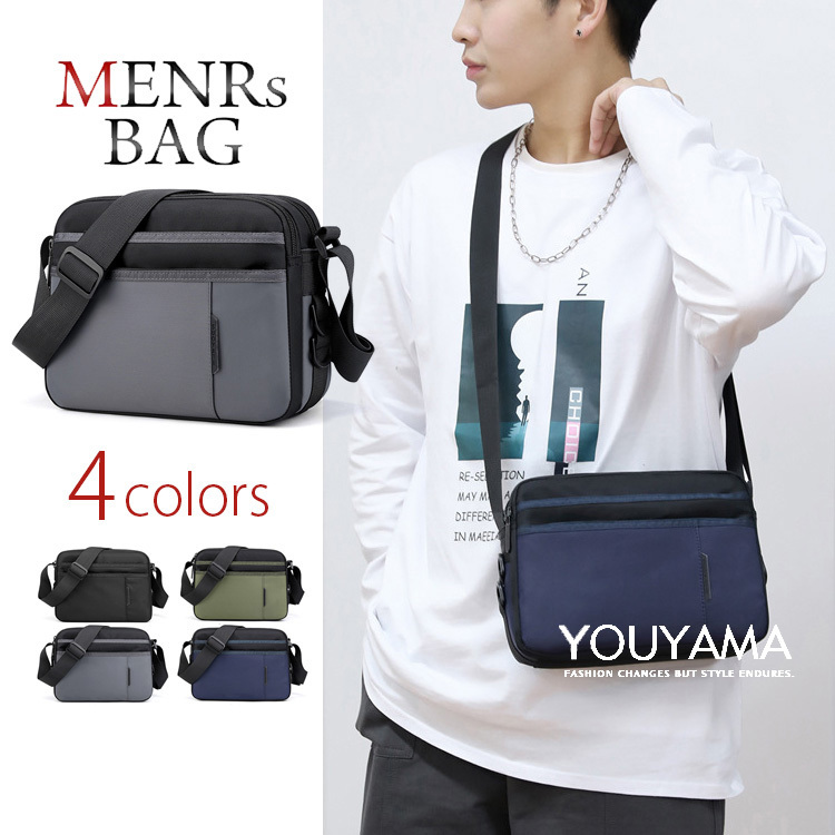 ショルダーバッグ メンズ 斜めがけ バッグ キャンパス カジュアル