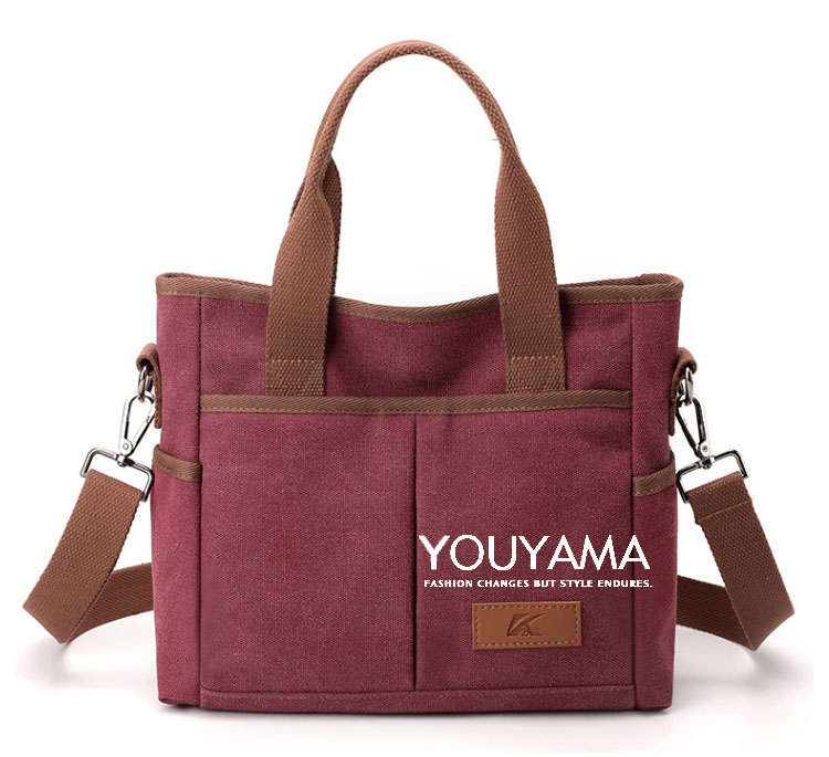 ショルダーバック 男女兼用 大容量 マルチウェイ キャンパス バッグ 斜