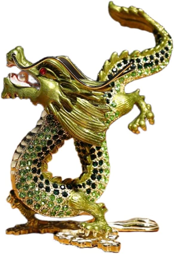 龍の置物ゴールド クリスタル スピリチュアル 風水 昇運金龍 龍