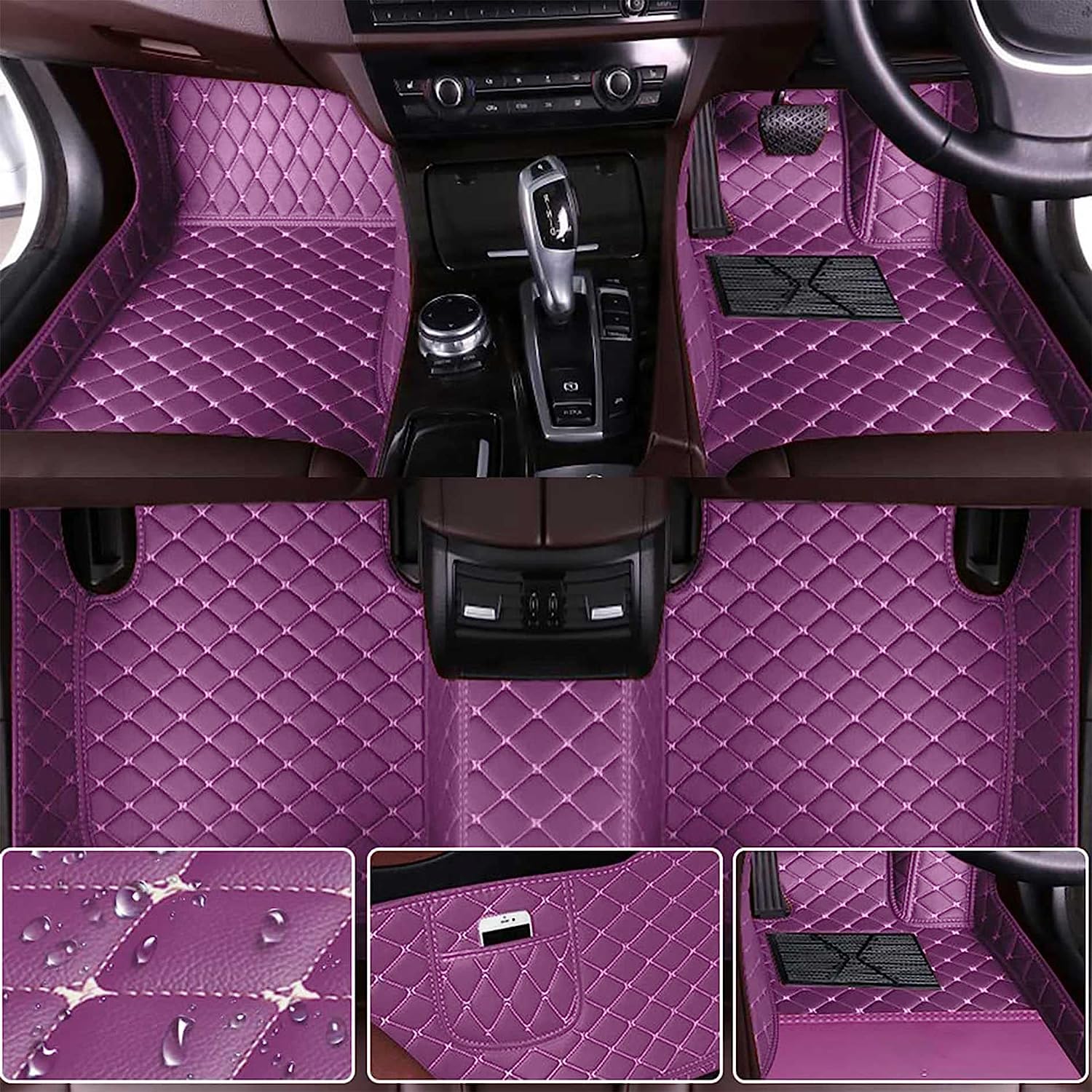 適用 ホンダ 新型 ヴェゼル RV系 フロアマット VEZEL RV系 カスタム車のフロアマット 車種専用 フロアマット XPE素材 立体フロアマット 防水仕様 耐汚れ 耐摩擦 |  | 02