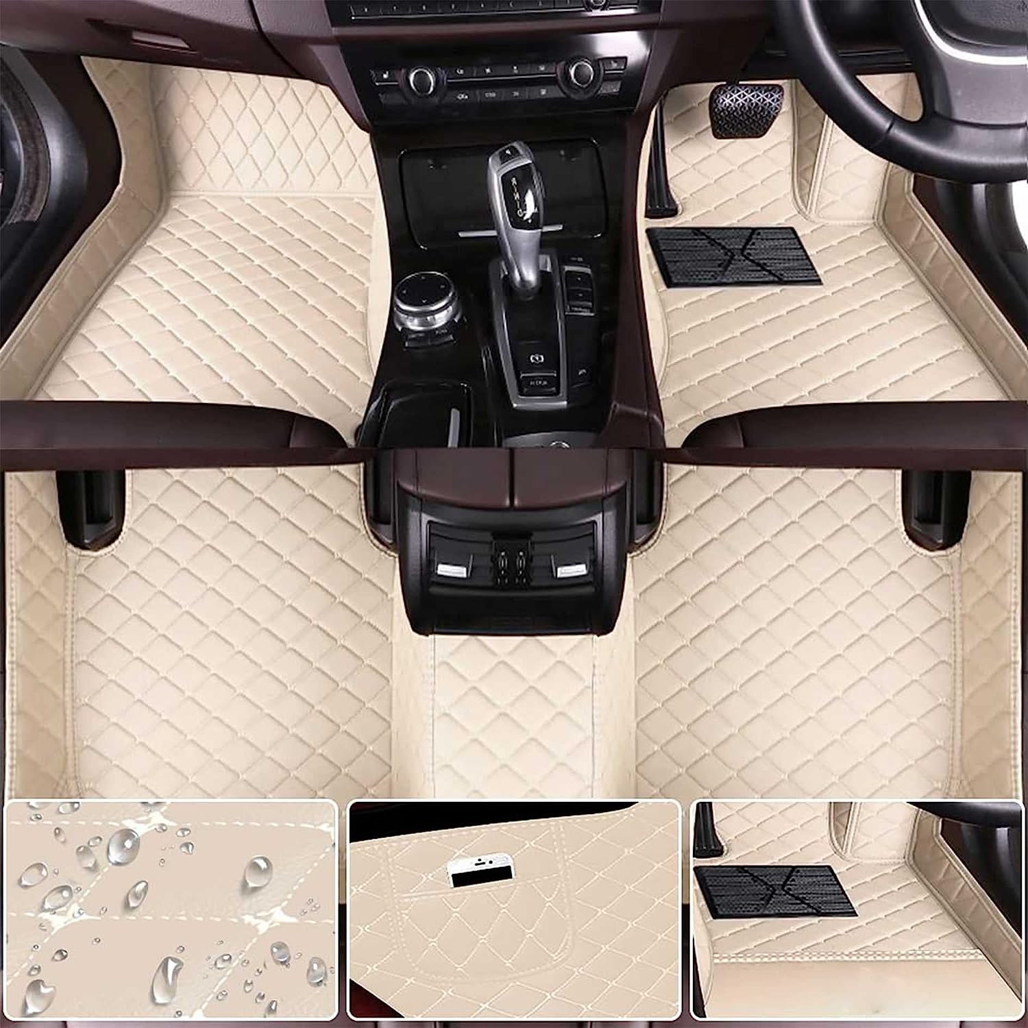 適用 ホンダ 新型 ヴェゼル RV系 フロアマット VEZEL RV系 カスタム車のフロアマット 車種専用 フロアマット XPE素材 立体フロアマット 防水仕様 耐汚れ 耐摩擦 |  | 03