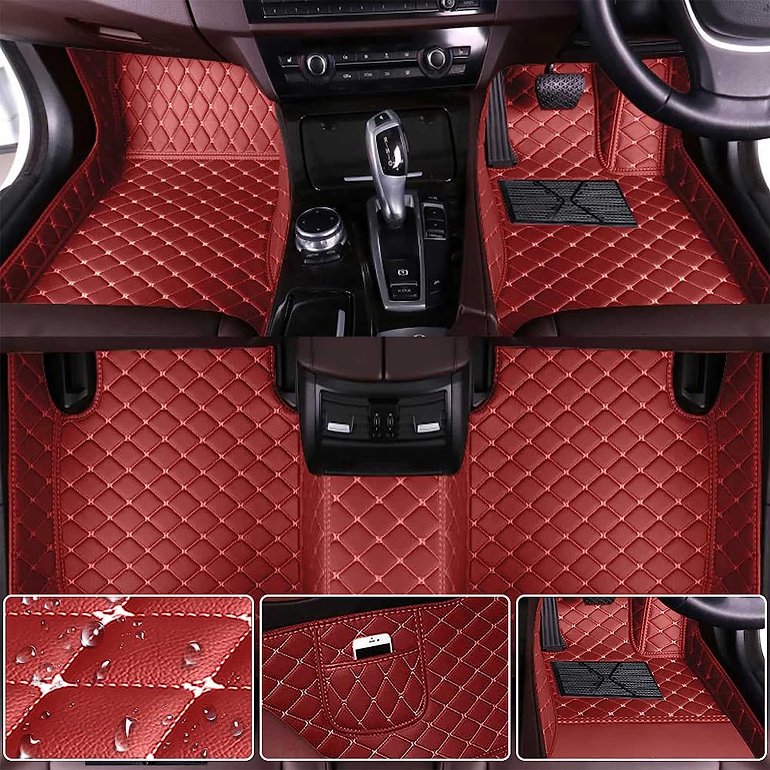 適用 ホンダ 新型 ヴェゼル RV系 フロアマット VEZEL RV系 カスタム車のフロアマット 車種専用 フロアマット XPE素材 立体フロアマット 防水仕様 耐汚れ 耐摩擦 |  | 04
