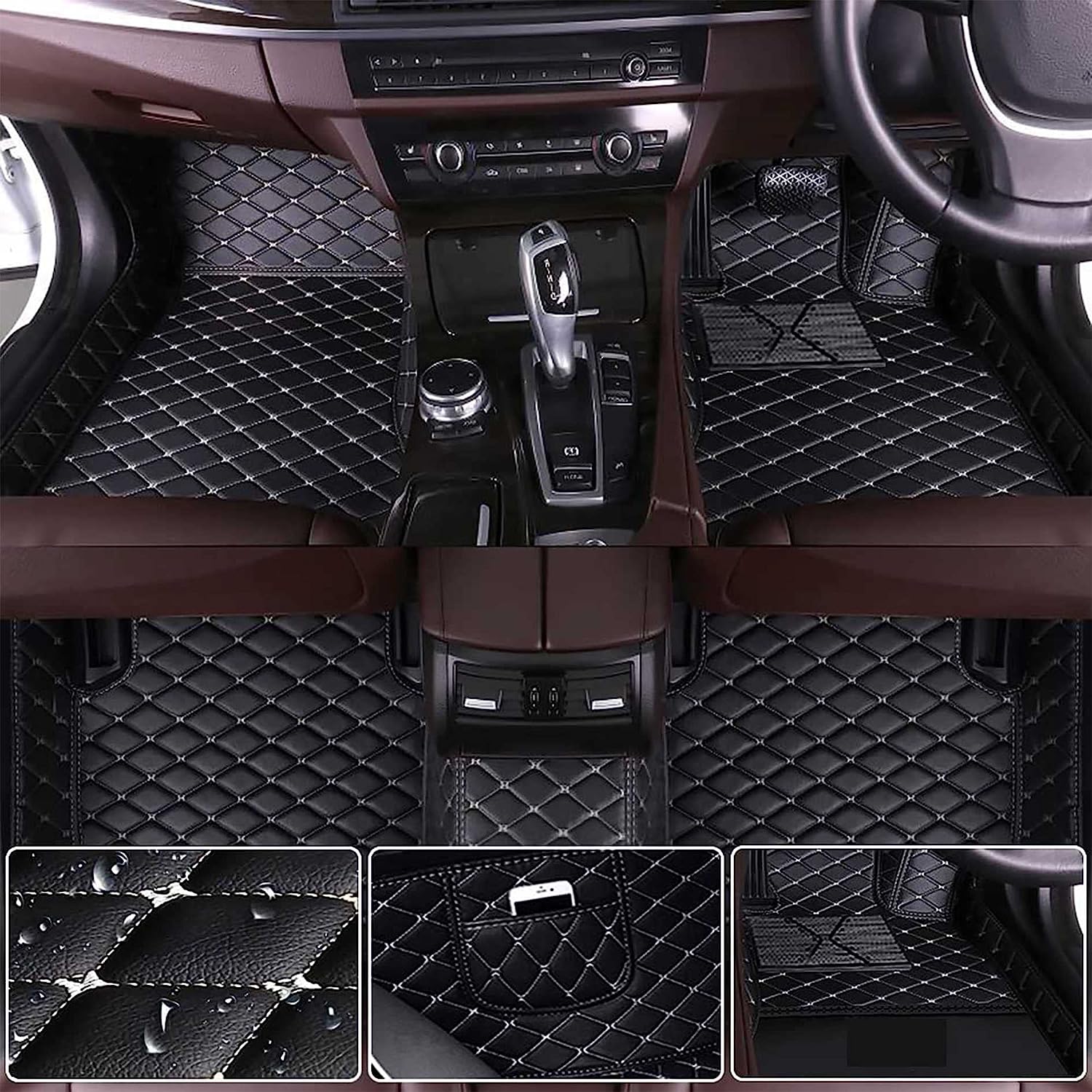 適用 ホンダ 新型 ヴェゼル RV系 フロアマット VEZEL RV系 カスタム車のフロアマット 車種専用 フロアマット XPE素材 立体フロアマット 防水仕様 耐汚れ 耐摩擦 |  | 07